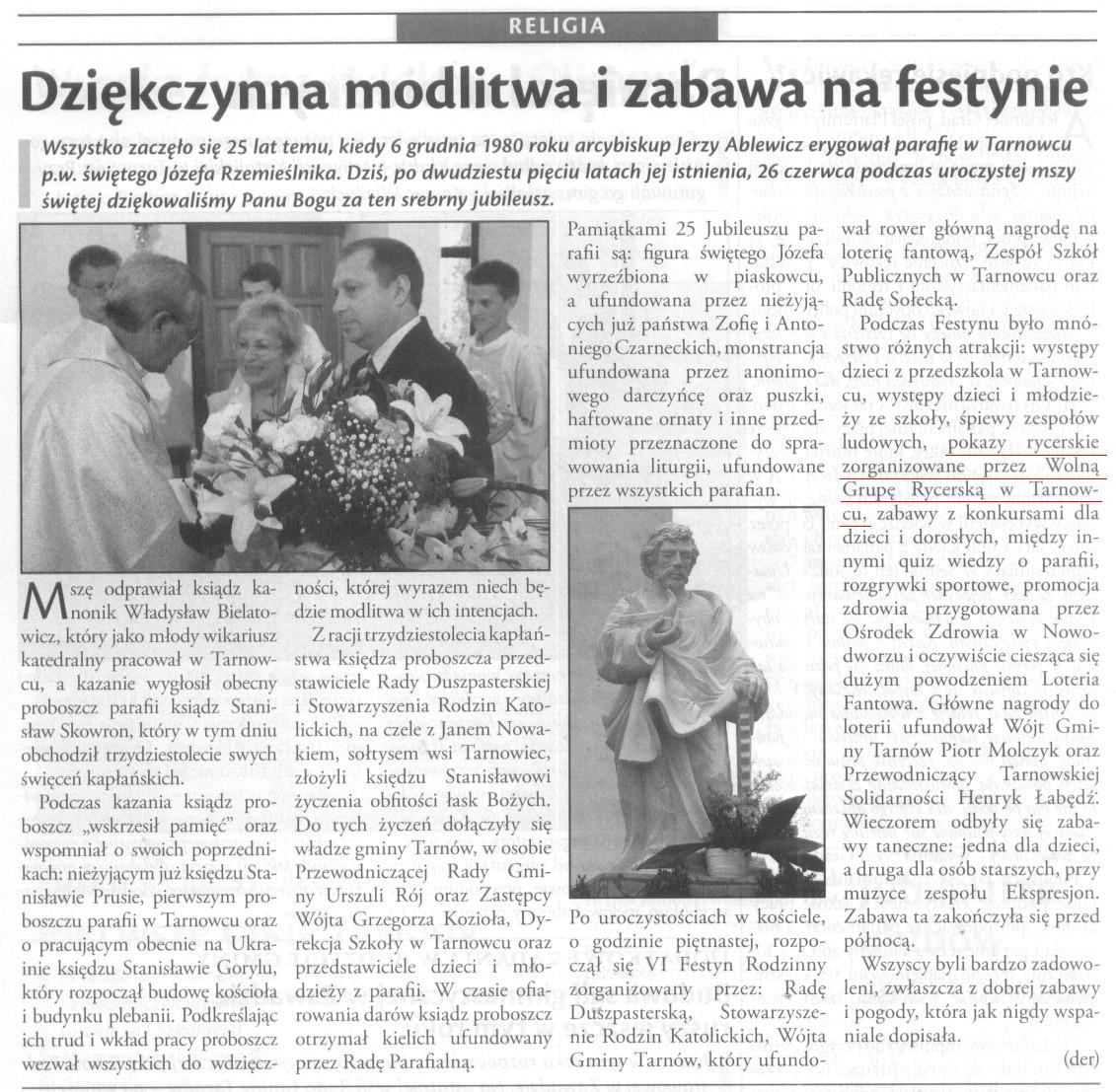 wycinki prasowe...